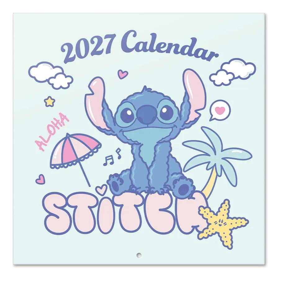 disney-stitch-wandkalender-2027-30-x-30-cm-poster image 1