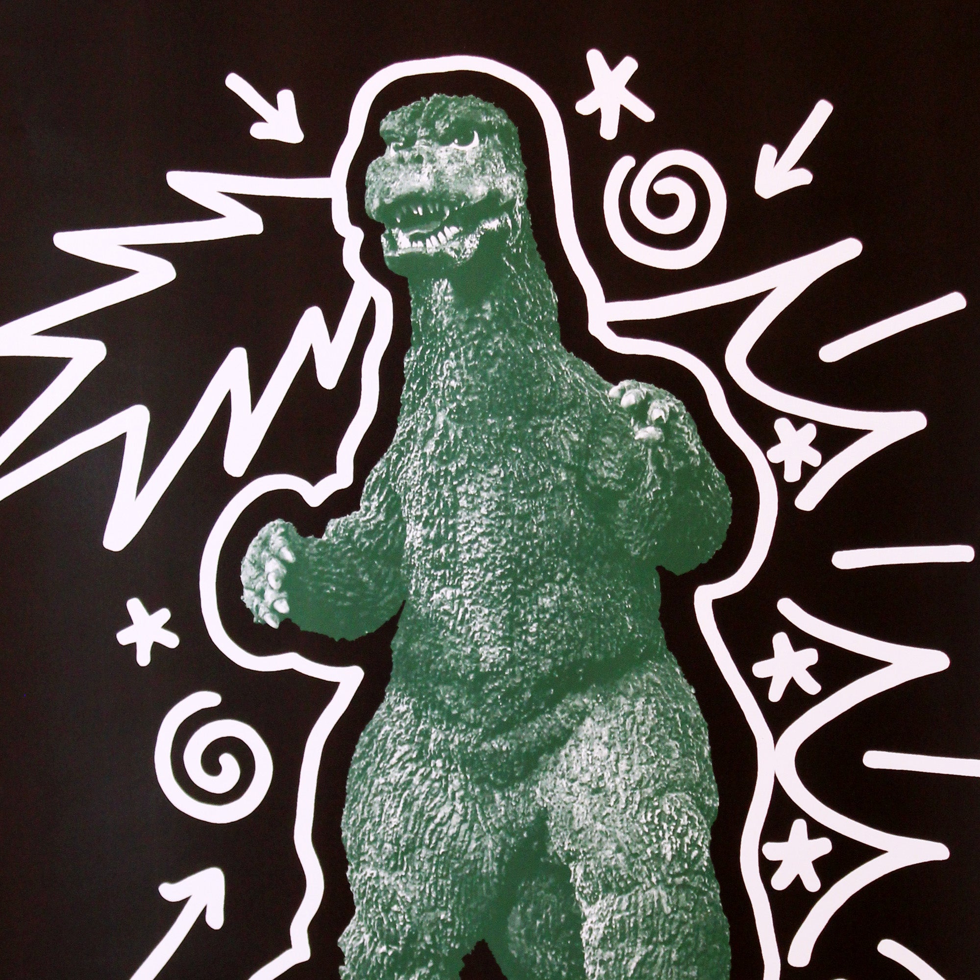godzilla-the-art-eric-haze-poster-1975-73x51-cm image 2
