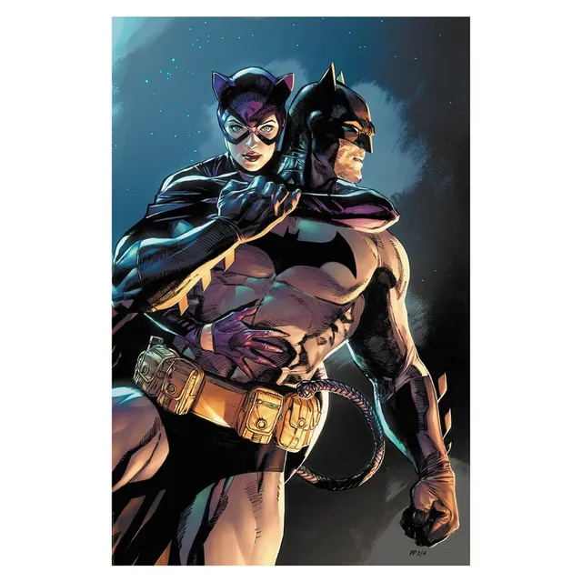 dc-comics-batman-catwoman-kunstdruck-61x41-cm-ungerahmt image 1