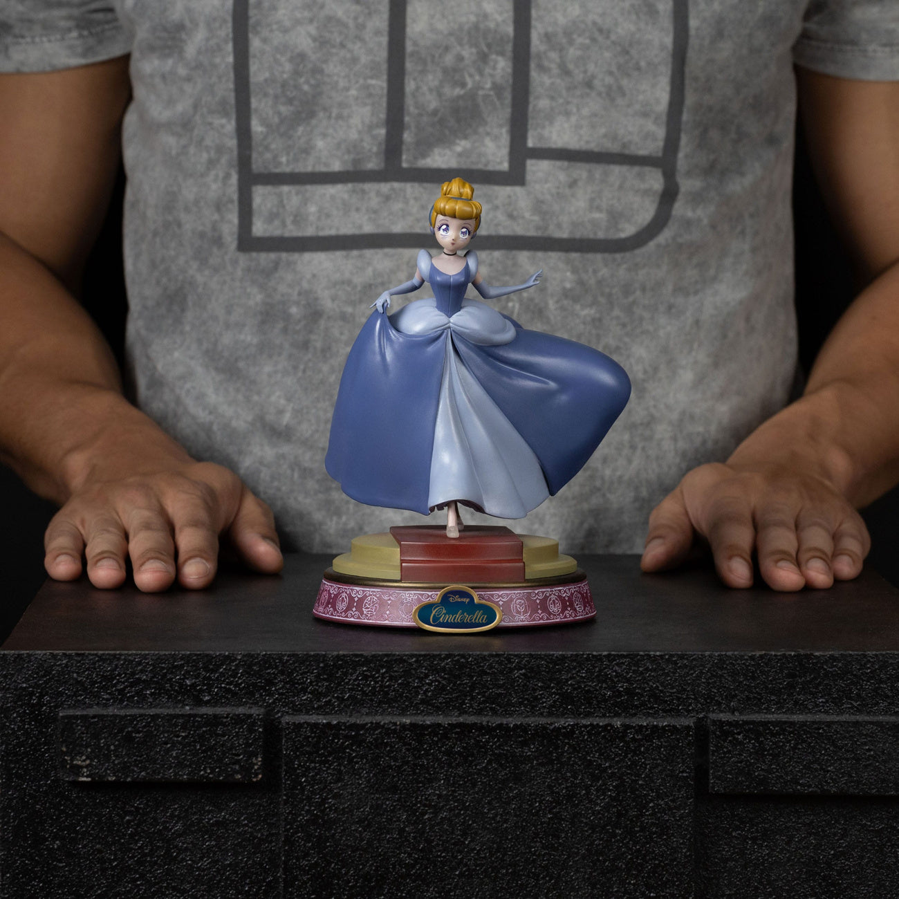 disney-anime-princess-cinderella-scale-figur-19-cm-handbemalt image 6