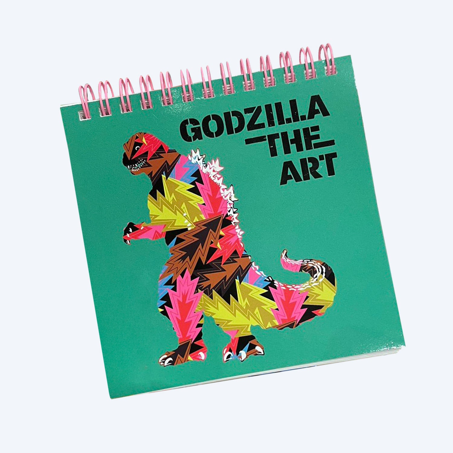 godzilla-the-art-notizbuch-ringbindung-gr-n-w-ring image 1