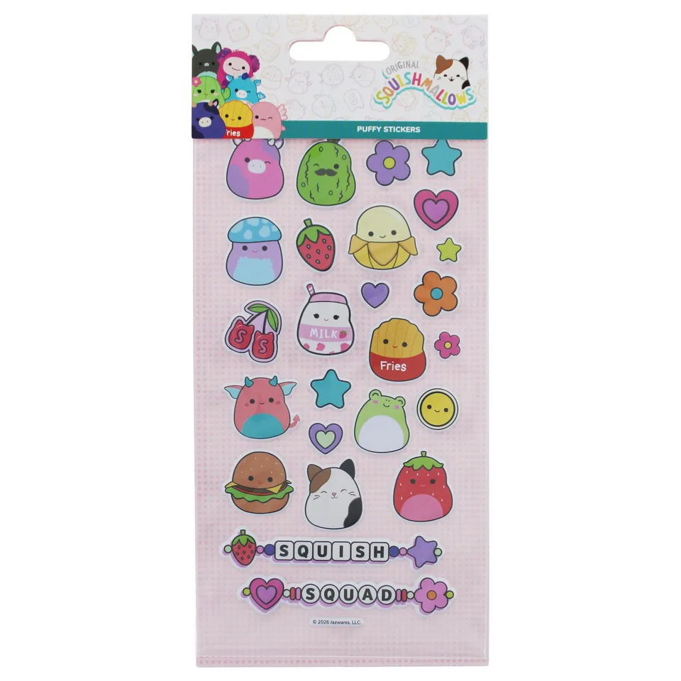 elbenwald-squishmallows-super-puffy-sticker-set-3d image 1