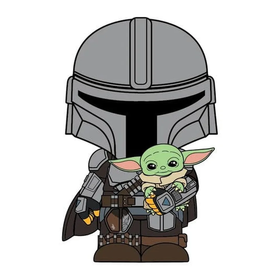 star-wars-the-mandalorian-und-grogu-3d-pvc-magnet image 1