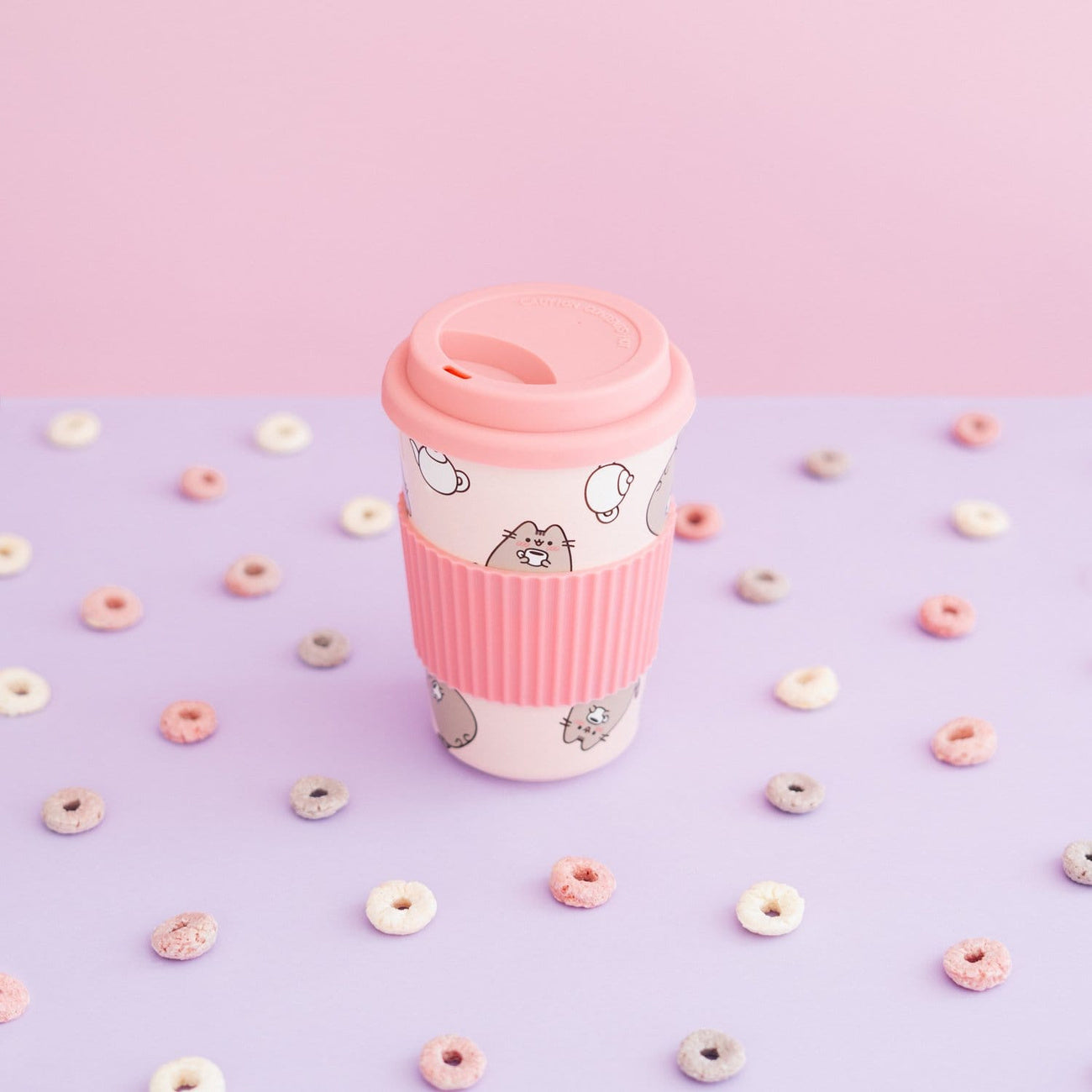 pusheen-keramikbecher-mit-deckel-400-ml-tasse image 1