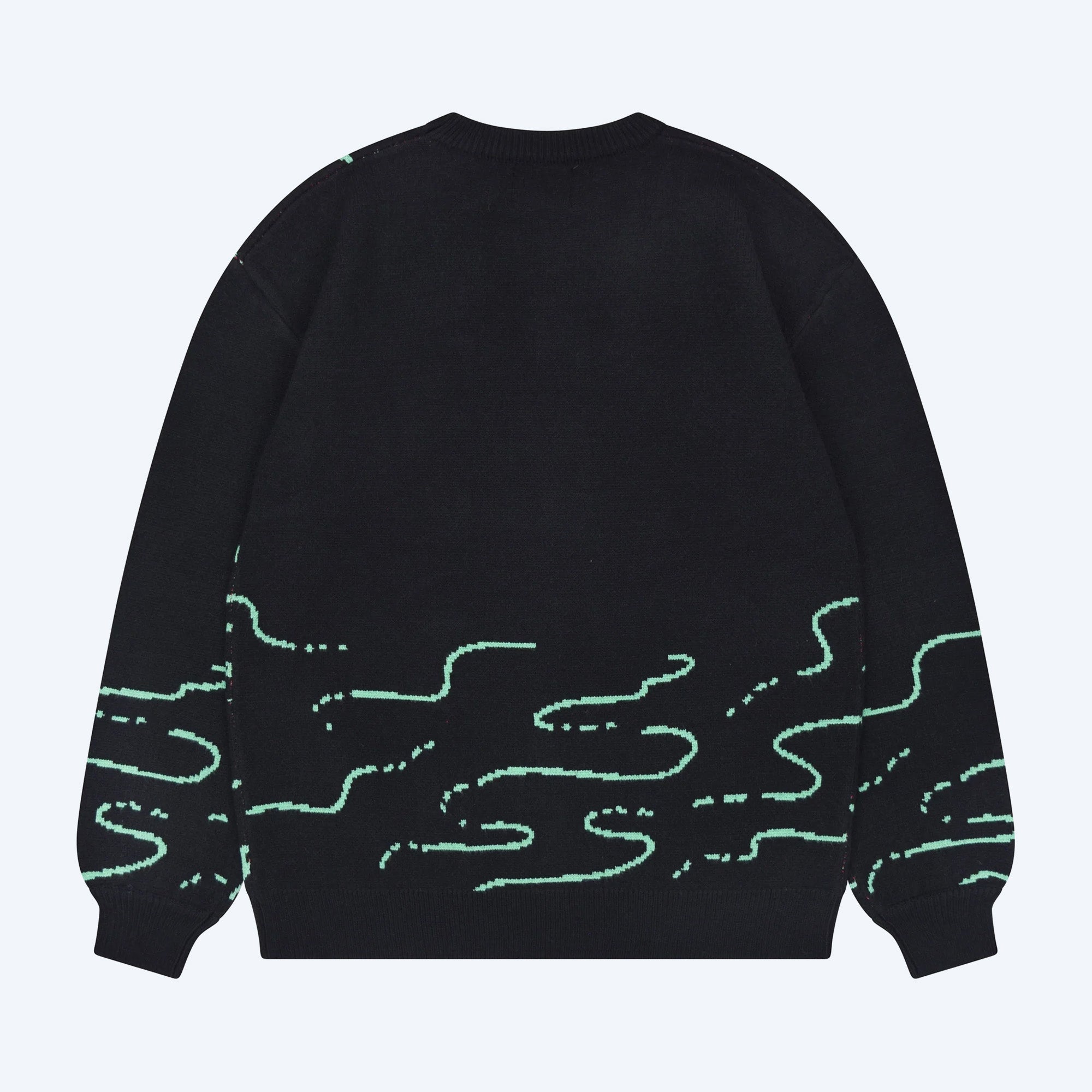 gigan-sweater-strickpullover-schwarz-line-art-steady-hands image 2