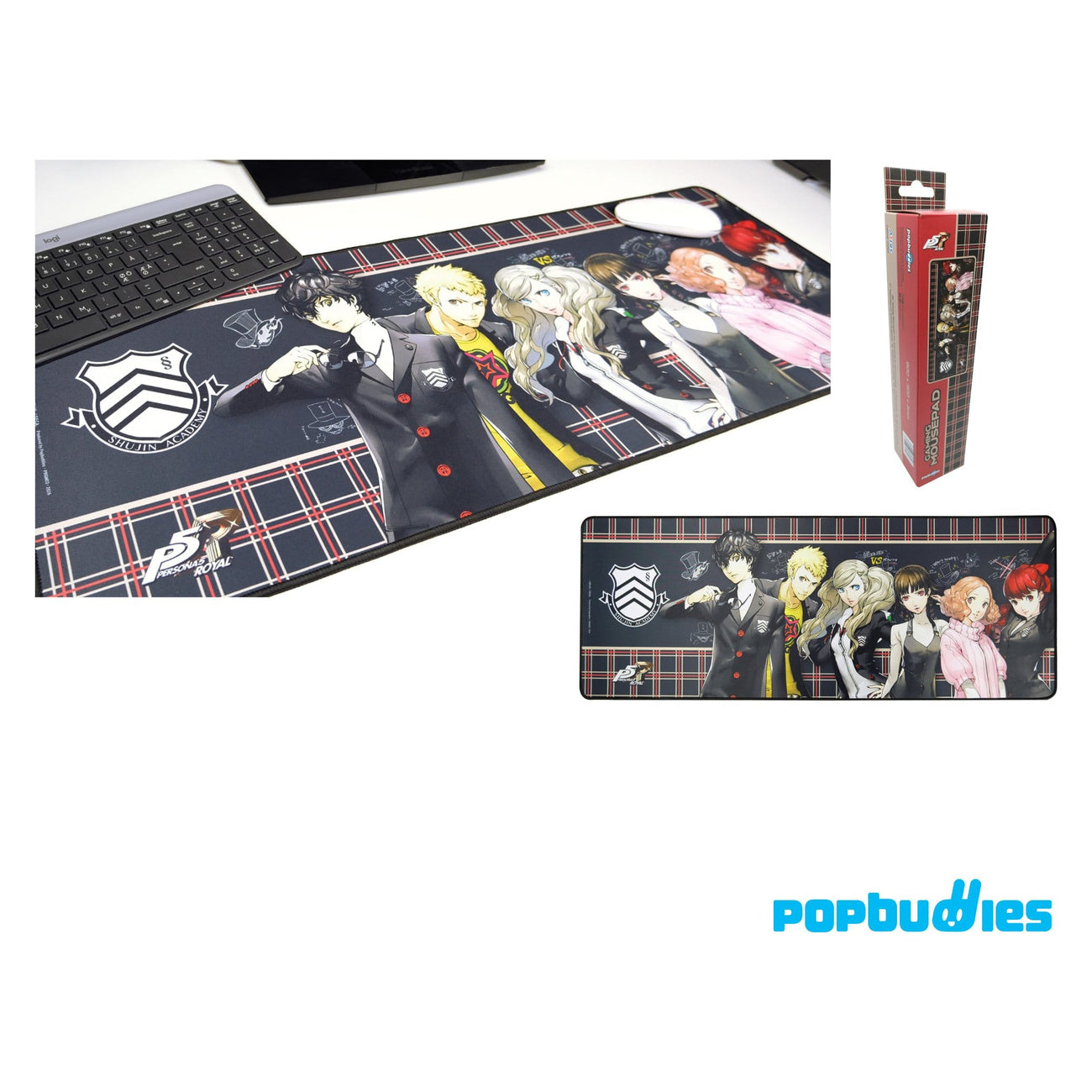 elbenwald-persona-5-gaming-mousepad-shujin-academy-80x30-cm image 4