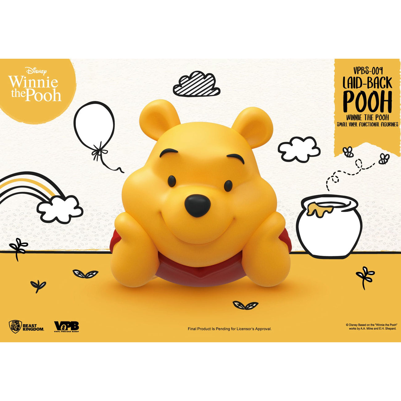 beast-kingdom-winnie-puuh-spardose-liegend-vinyl-17-cm image 1