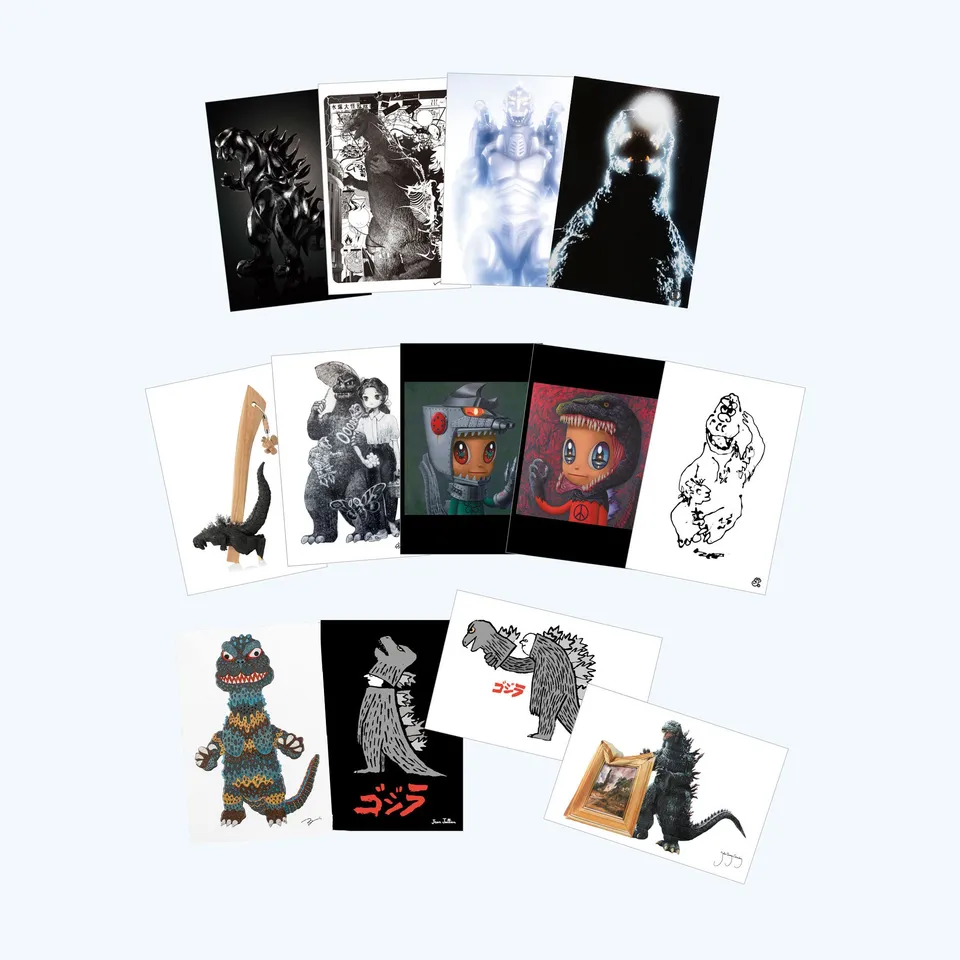 godzilla-the-art-postkartenset-13-st-ck-papier-sammler image 1
