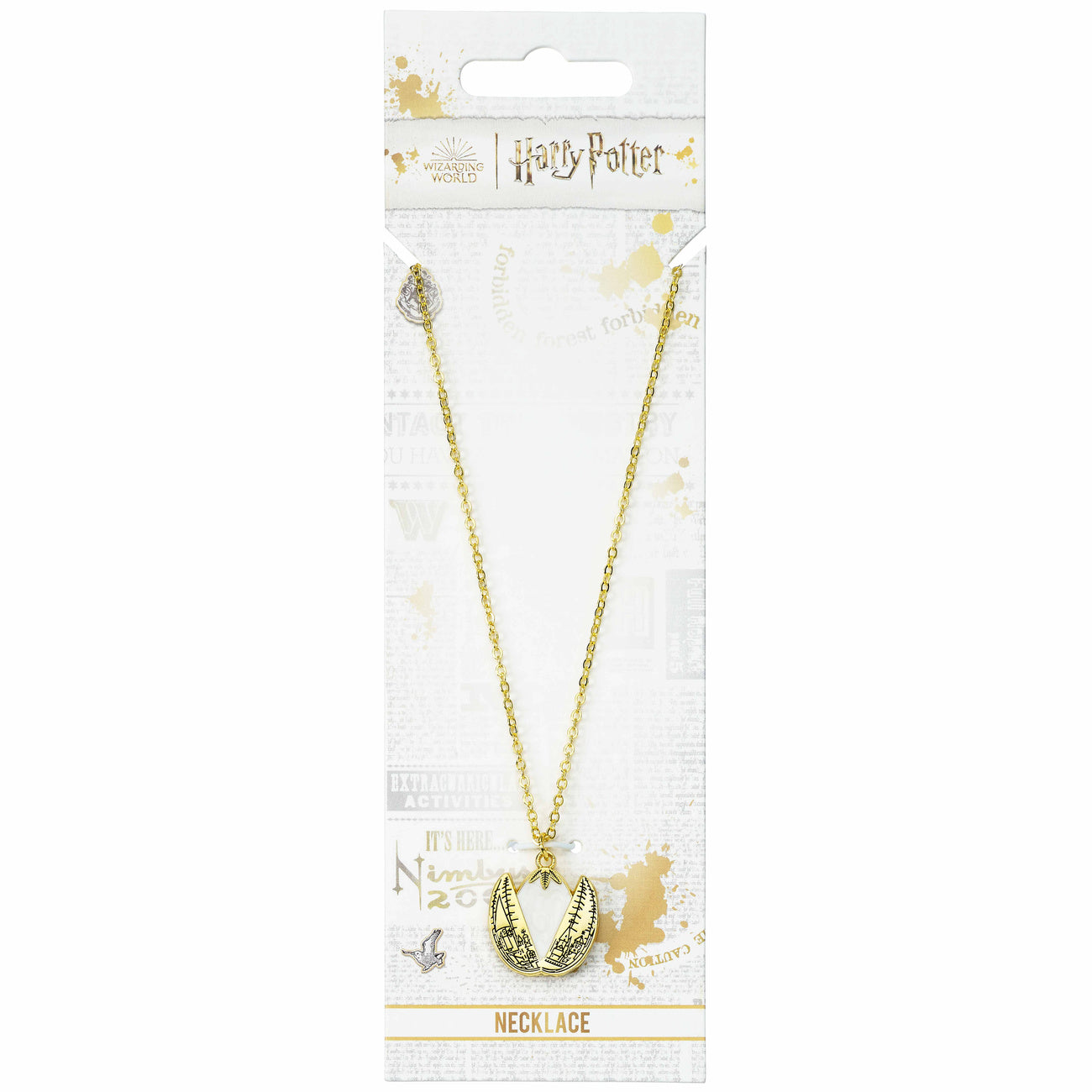 harry-potter-goldener-schnatz-kette-halskette-gold image 4
