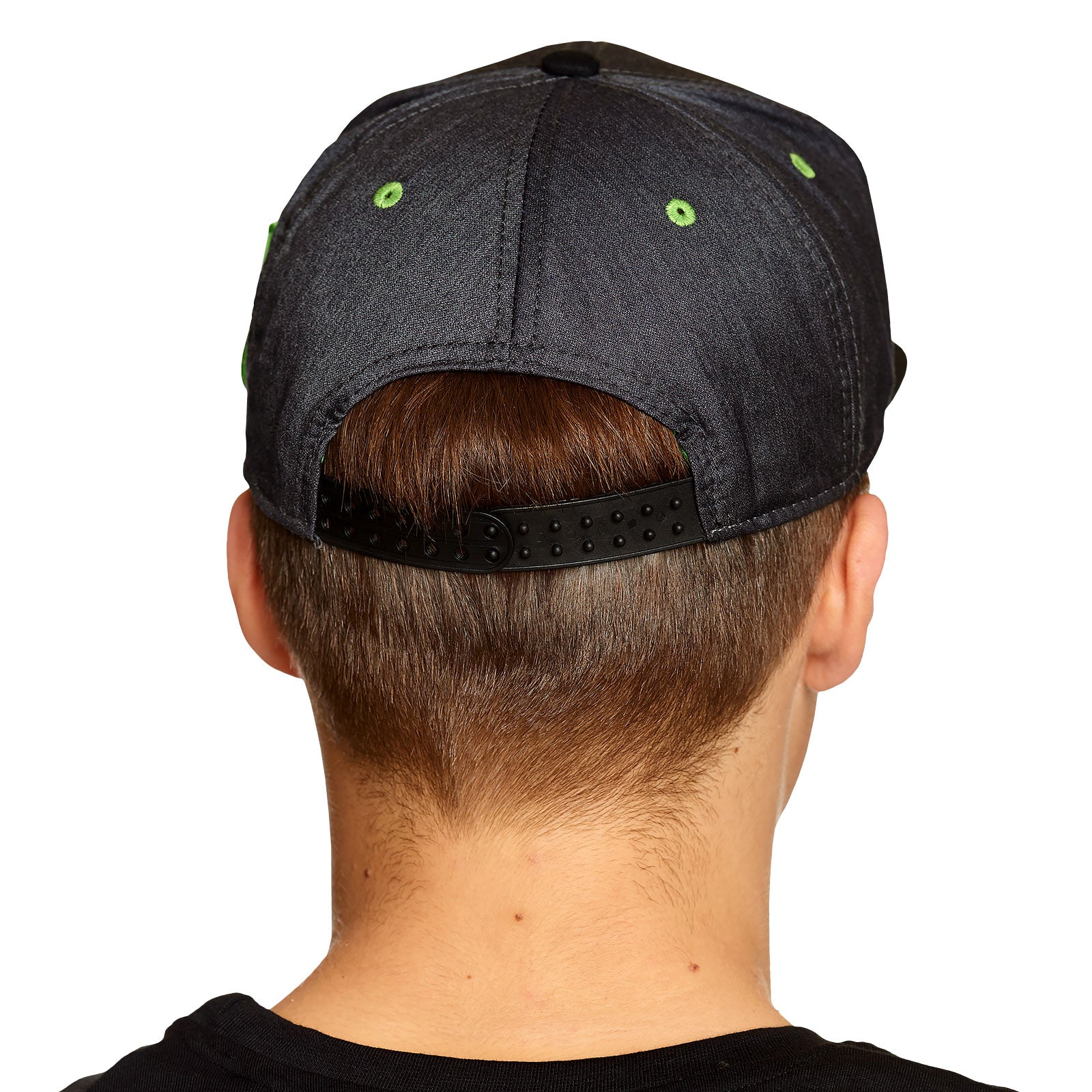 super-mario-yoshi-snapback-cap-grau-gr-n-basecap-verstellbar image 5