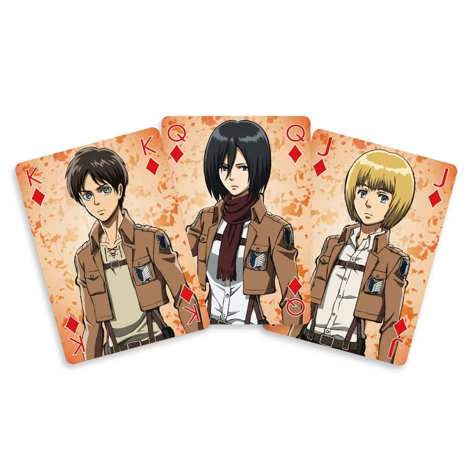 elbenwald-attack-on-titan-spielkarten-52-blatt-poker-skat-karten image 1