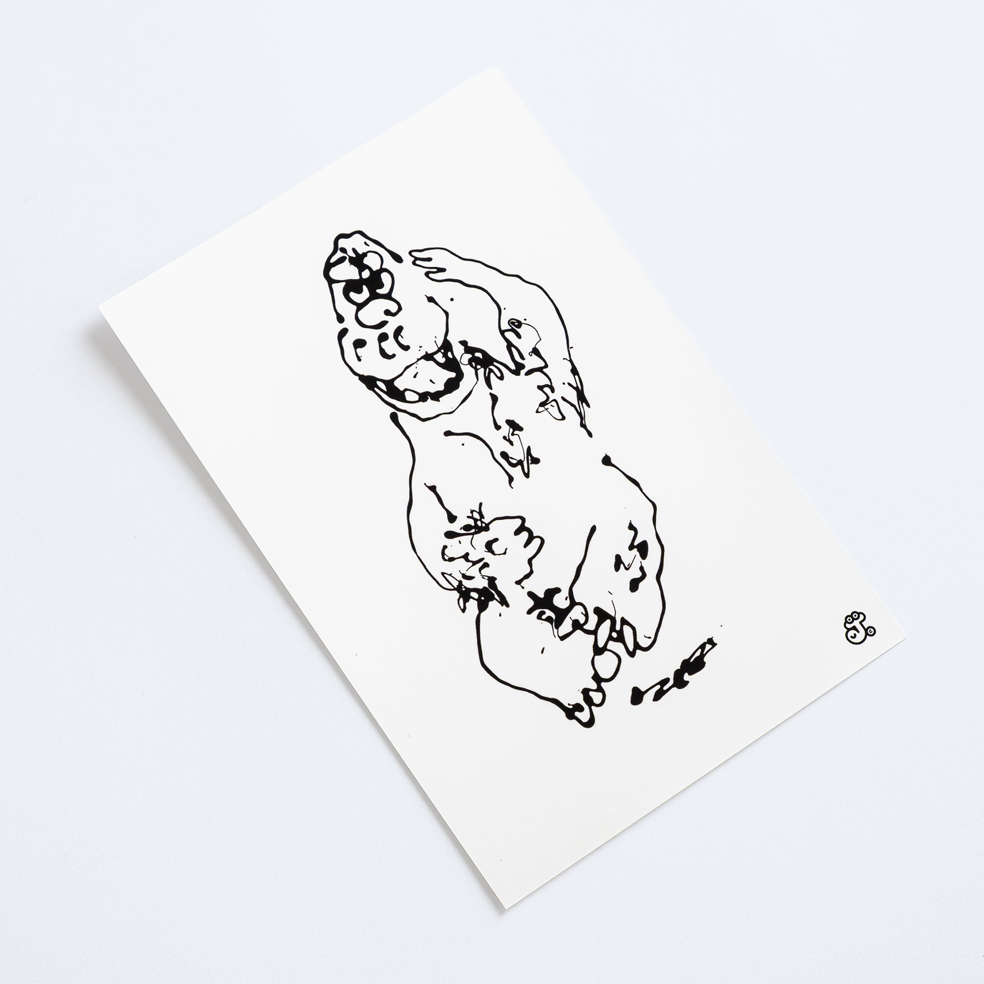 godzilla-the-art-james-jarvis-postkarte-papier-10x14-cm image 2