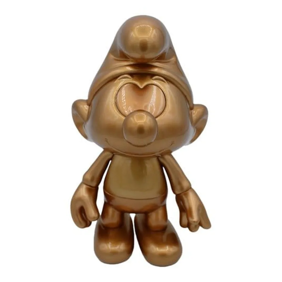 die-schl-mpfe-schlumpf-bronze-vinyl-figur-19-cm image 1