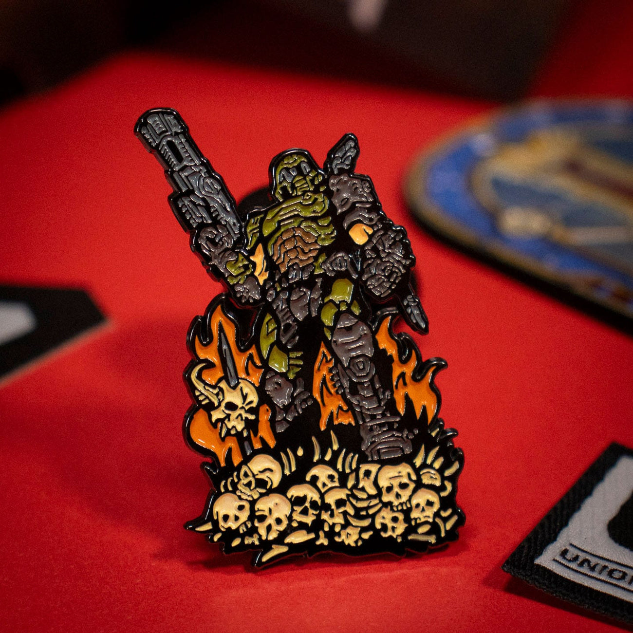 doom-eternal-doom-guy-ansteck-pin-limited-edition-metall image 2