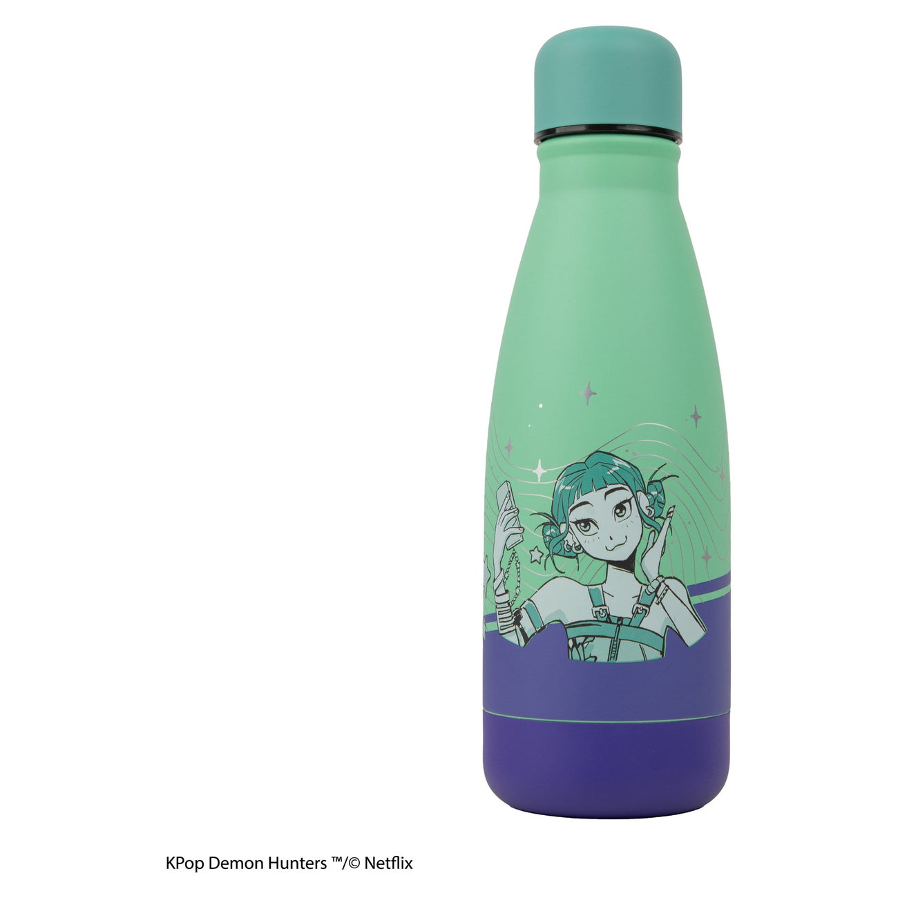 elbenwald-kpop-demon-hunters-mini-trinkflasche-zoey-500-ml-edelstahl image 1