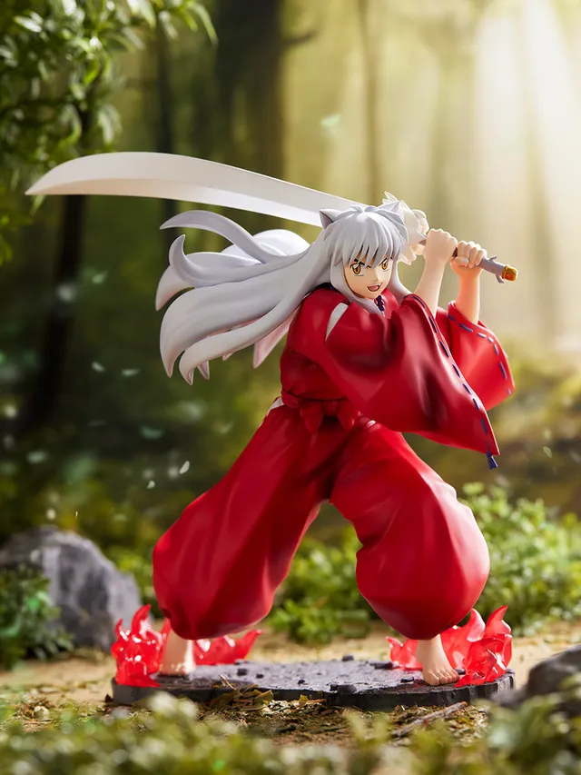 furyu-tenitol-inuyasha-figur-mit-tessaiga-und-sockel image 1