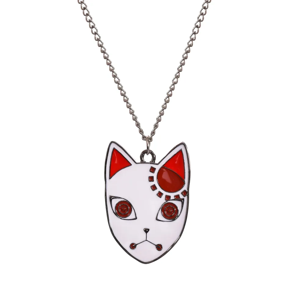 demon-slayer-kimetsu-mask-kette-halskette-anime image 1