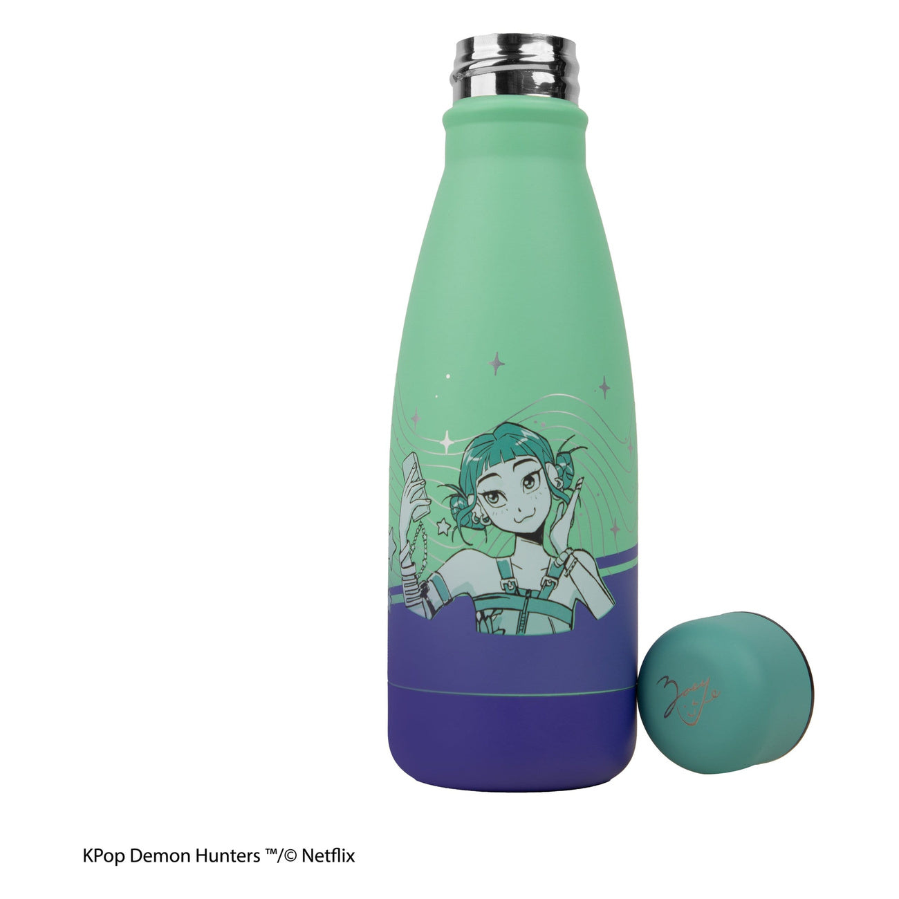 elbenwald-kpop-demon-hunters-mini-trinkflasche-zoey-500-ml-edelstahl image 4