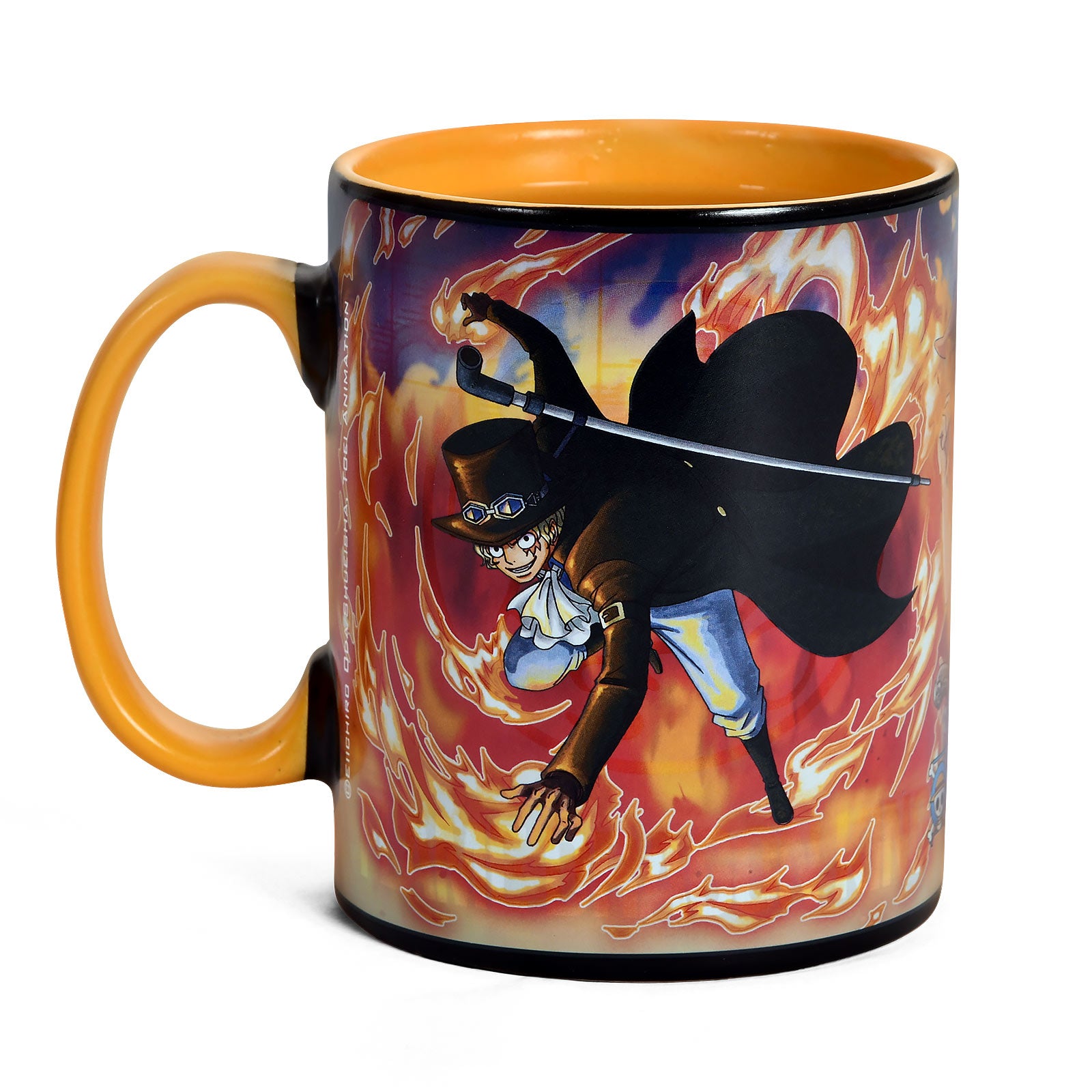 one-piece-sabo-ruffy-thermoeffekt-tasse-460-ml-schwarz image 3