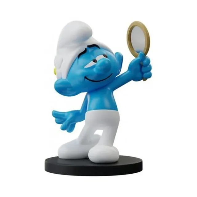 elbenwald-die-schl-mpfe-eitler-schlumpf-statue-11-cm-resin image 1
