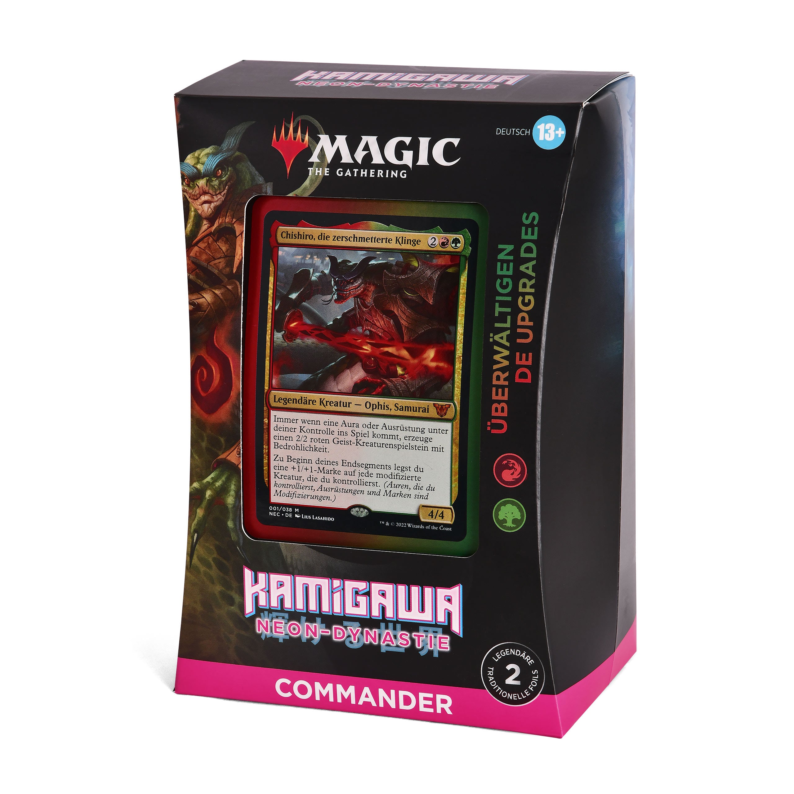 magic-the-gathering-kamigawa-neon-dynastie-commander-deck-berw-ltigende-upgrades image 1