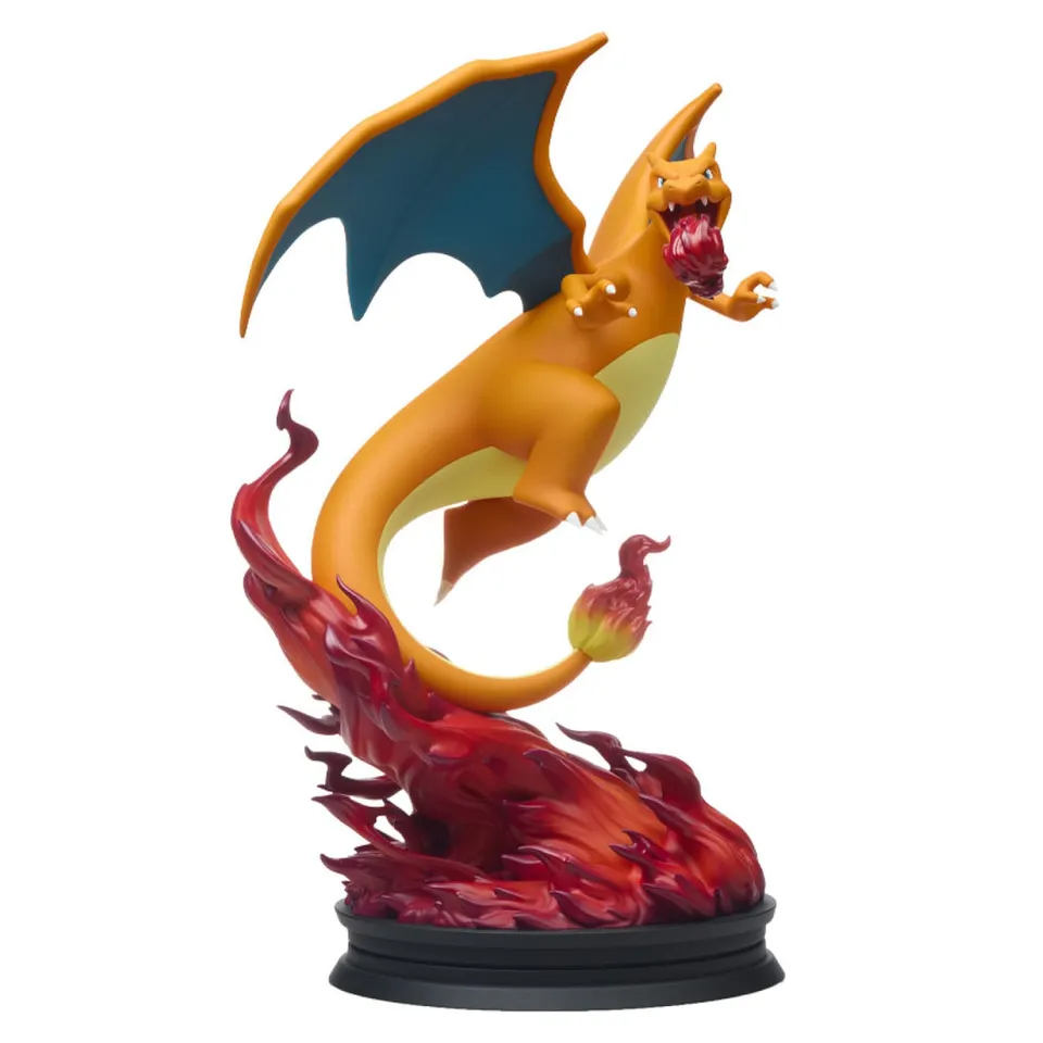 pok-mon-glurak-statue-47-cm-polystone-handbemalt image 1