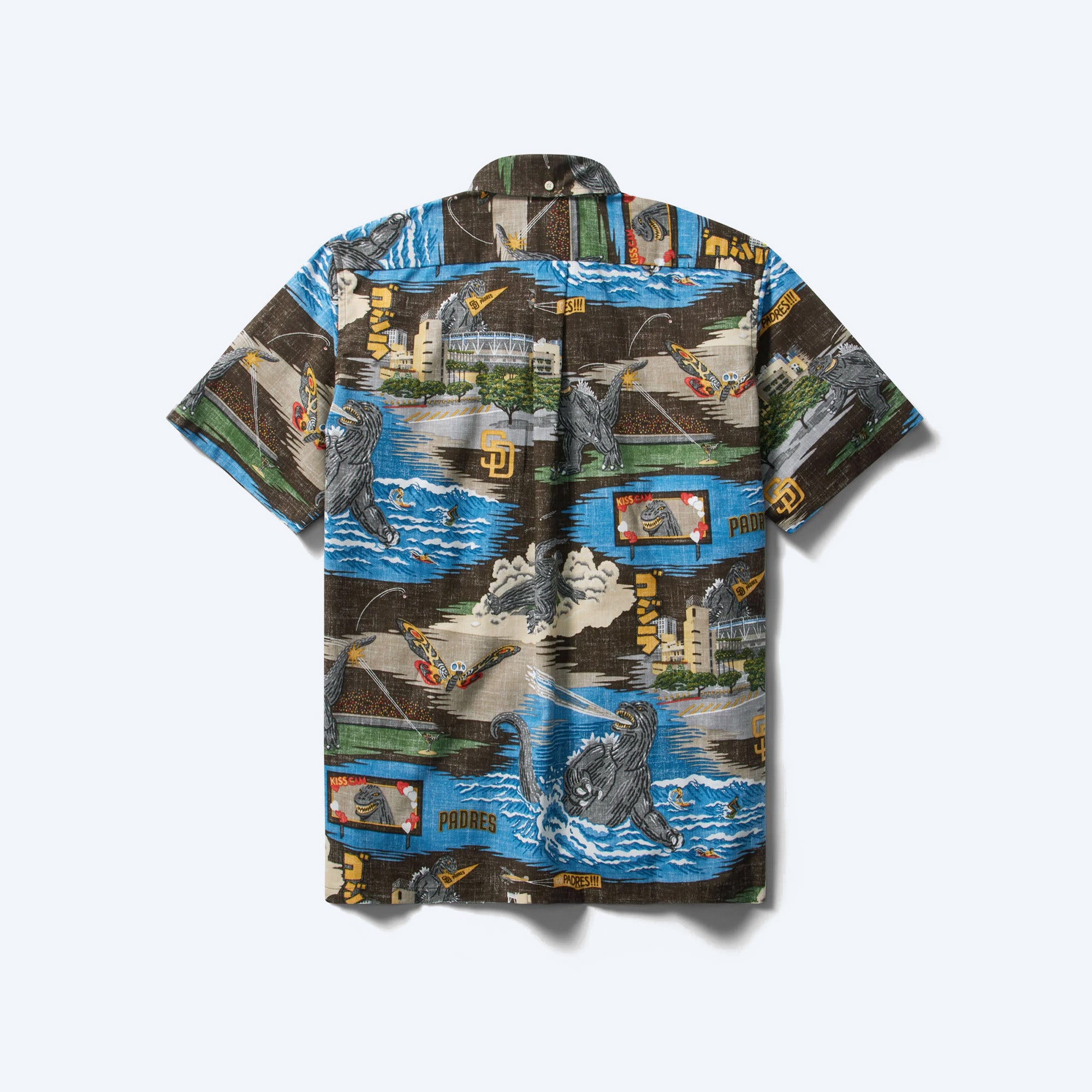 godzilla-reyn-spooner-padres-aloha-hemd-baumwolle-classic-fit image 3