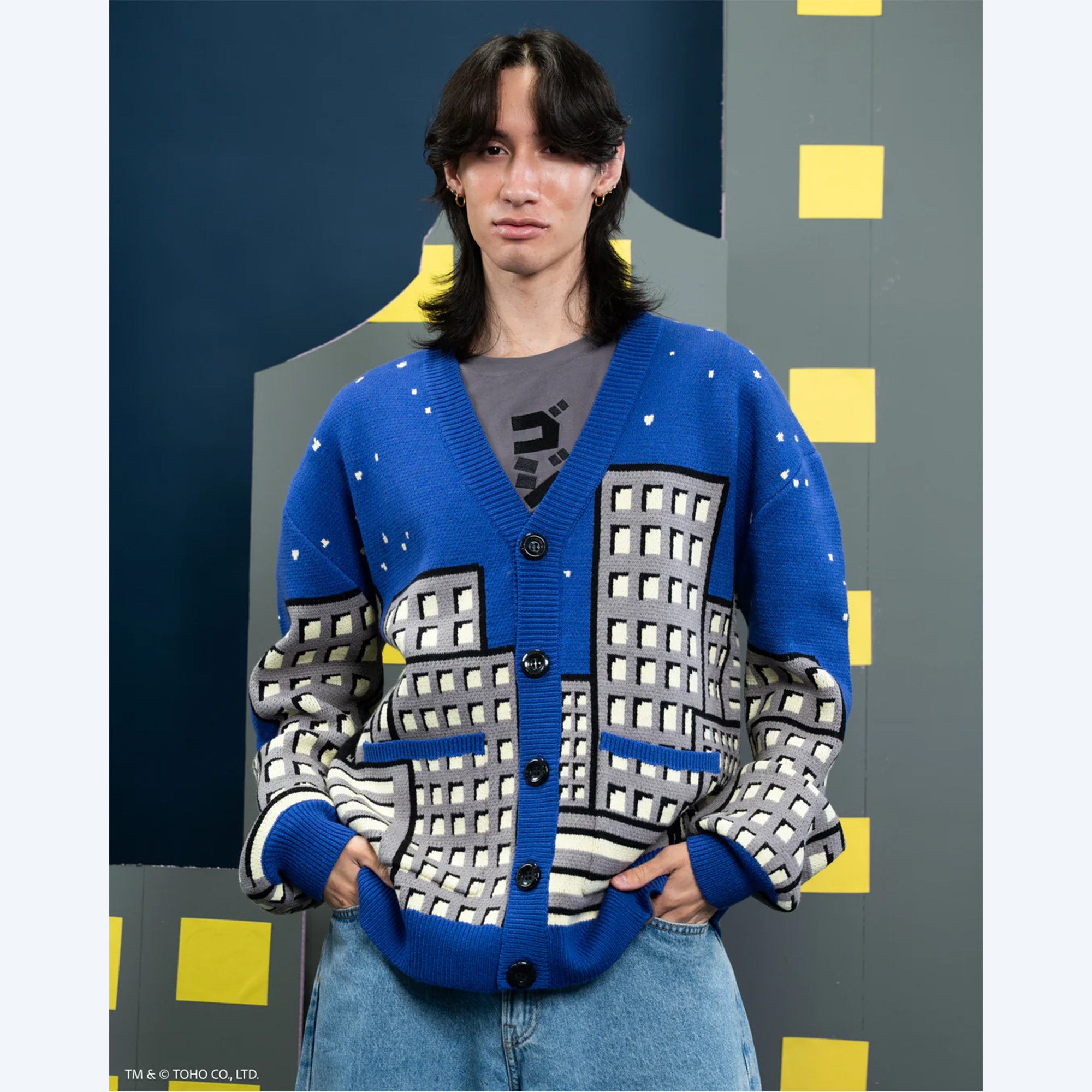 godzilla-cityscape-cardigan-strickjacke-gr-e-m-l image 4
