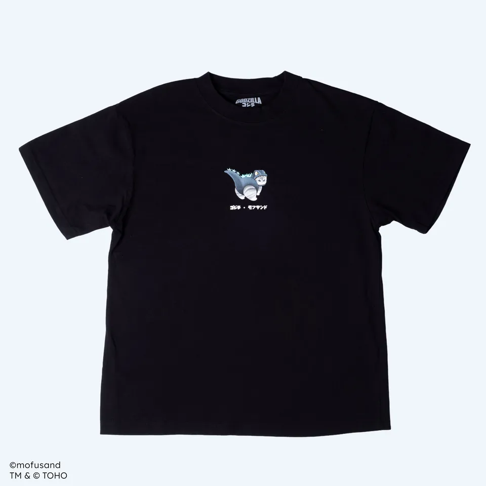 godzilla-apparel-mofusand-oversized-t-shirt-schwarz-l-baumwolle image 1