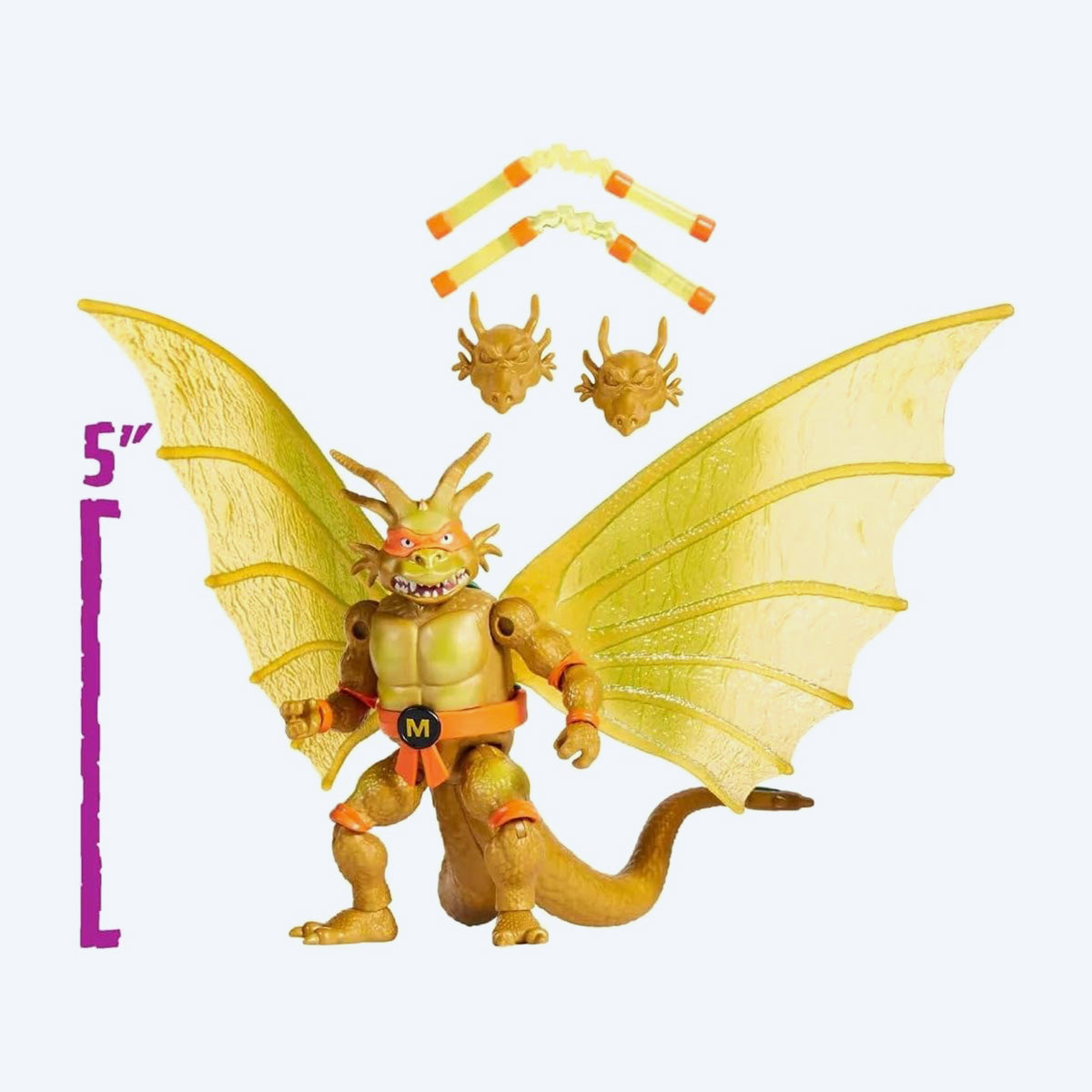 godzilla-x-tmnt-michelangelo-king-ghidorah-figur-13cm image 3