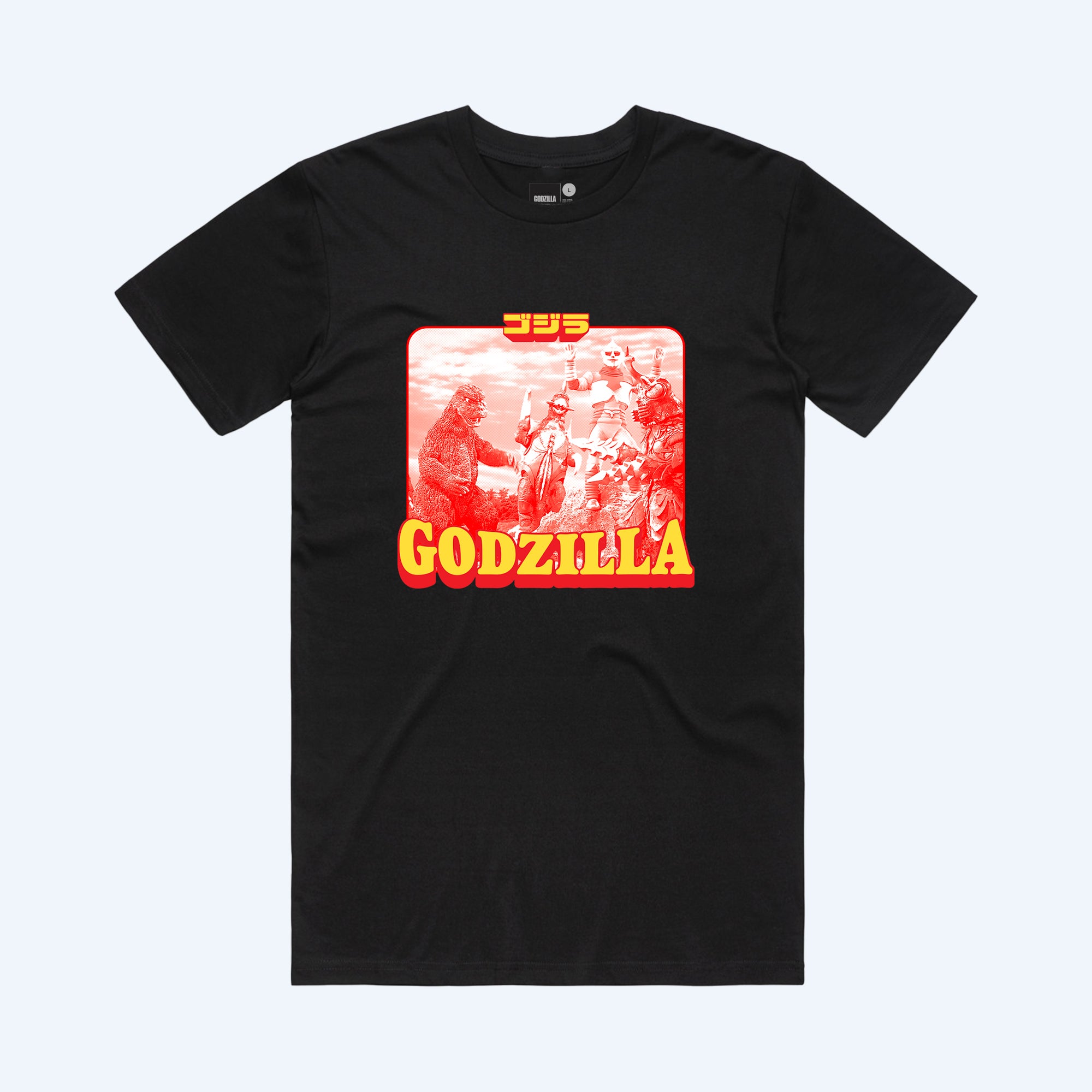 godzilla-apparel-godzilla-day-70th-anniversary-t-shirt-schwarz-baumwolle image 1