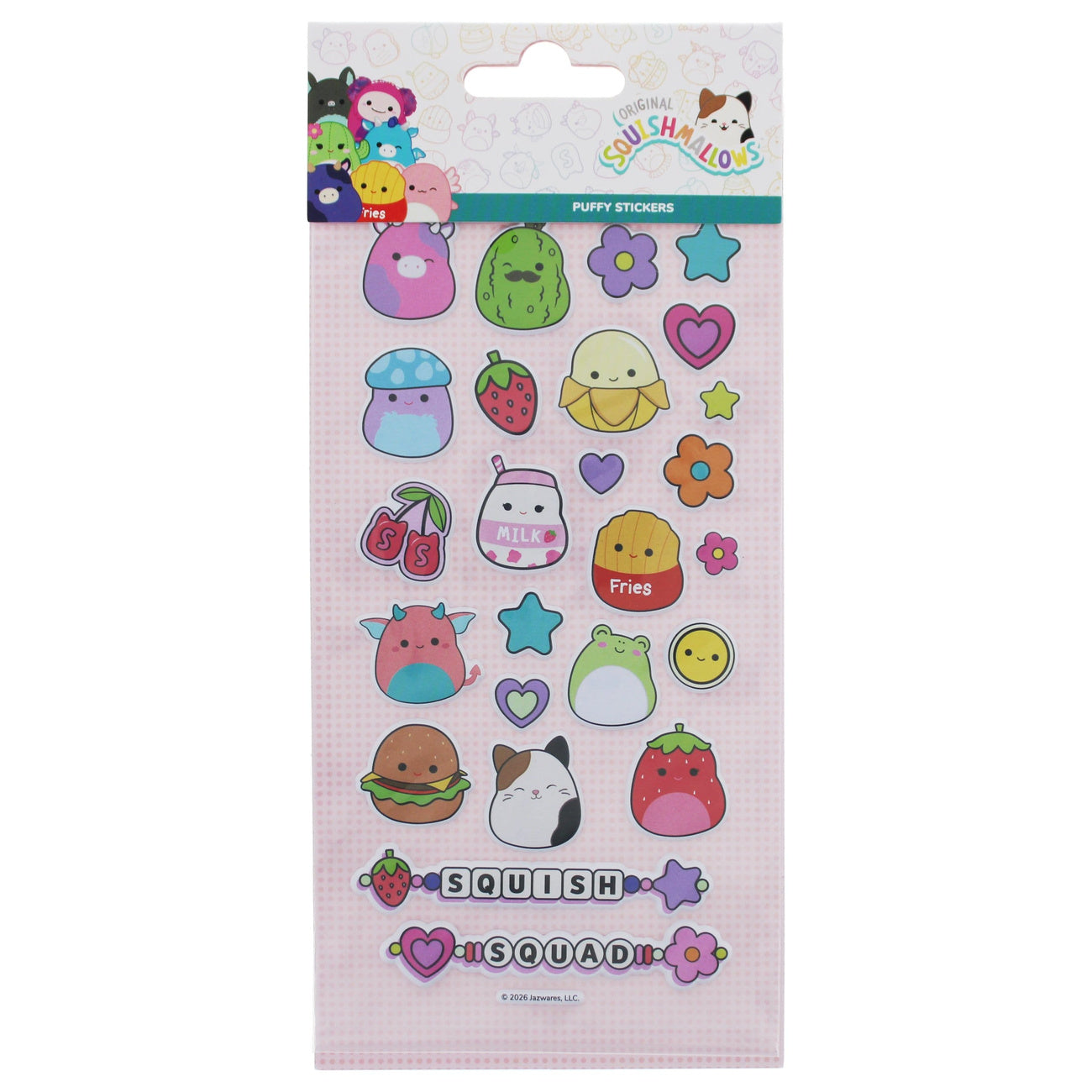 elbenwald-squishmallows-super-puffy-sticker-set-3d image 1