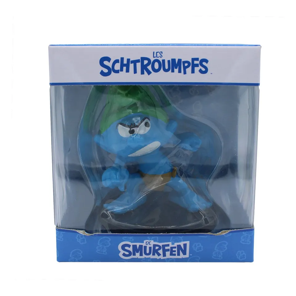 die-schl-mpfe-wilder-schlumpf-statue-10-cm-resin image 1