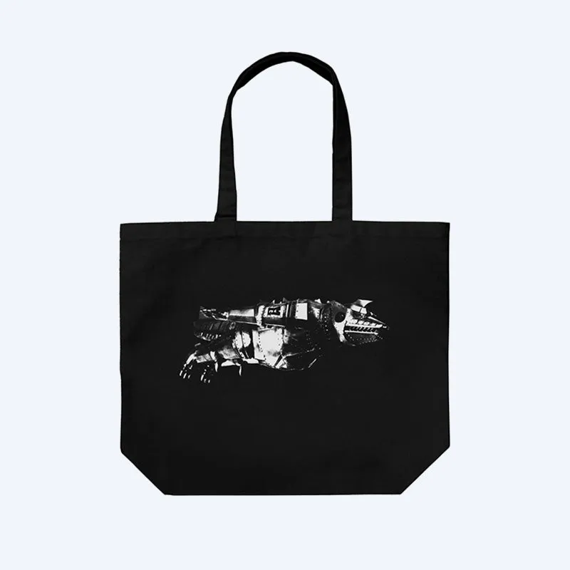 godzilla-mechagodzilla-flight-form-tote-tragetasche-schwarz image 1