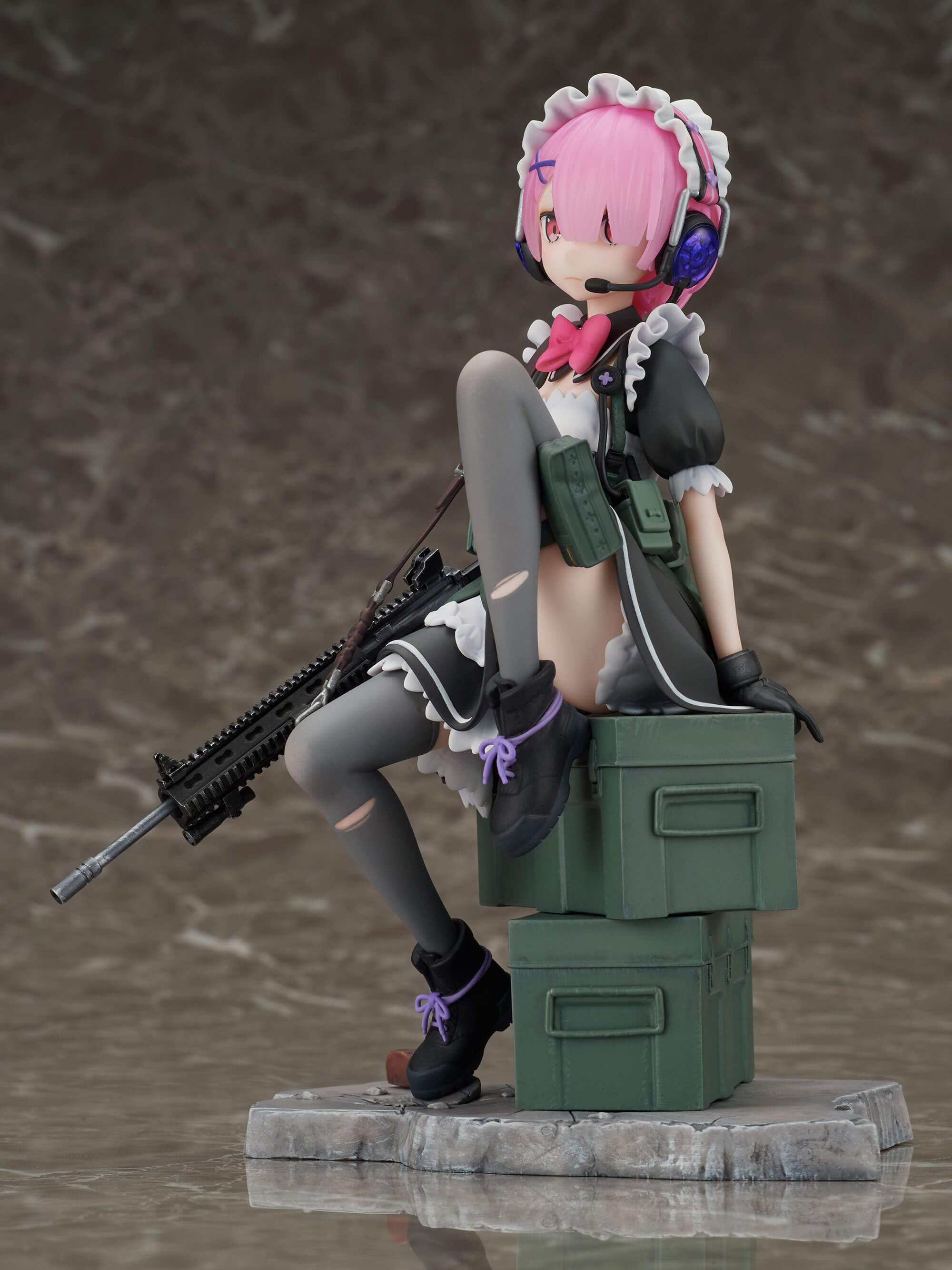 furyu-f-nex-ram-military-1-7-figur-re-zero-maid image 3