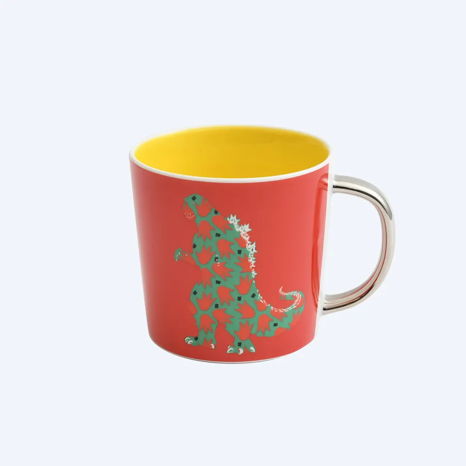 godzilla-home-games-the-art-tasse-rot-gelb-keramik image 1