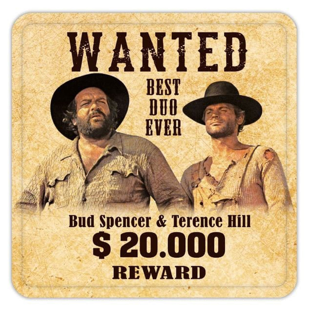 bud-spencer-terence-hill-wanted-bierdeckel-blech-10er image 3