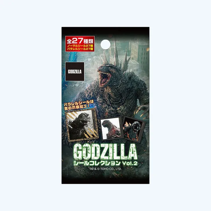 godzilla-sticker-collection-vol-2-aufkleber-5-st-ck-gold image 1