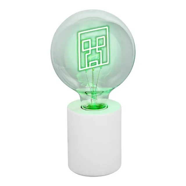 minecraft-neon-led-lampe-creeper-gaming-deko image 1