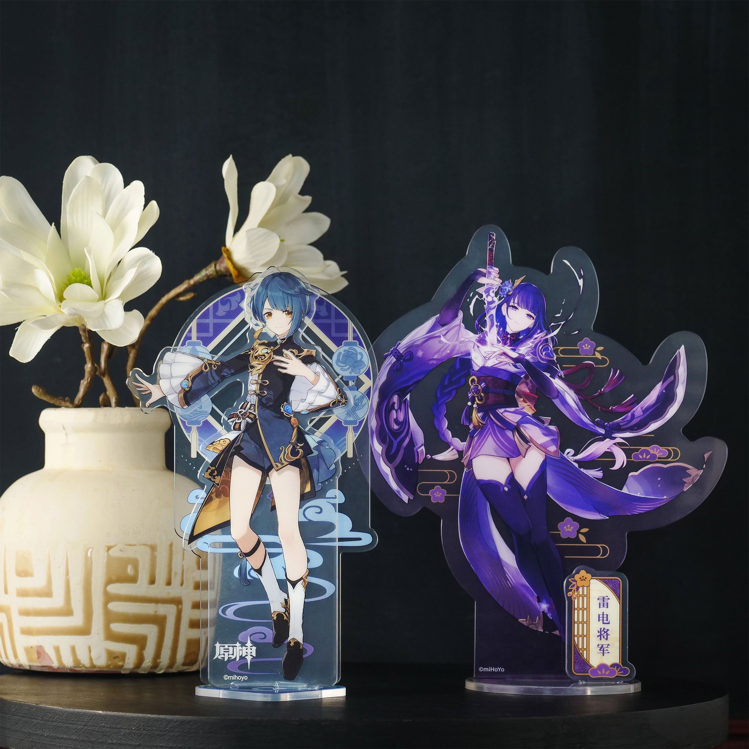 genshin-impact-raiden-shogun-acryl-figur-14x17-cm image 2