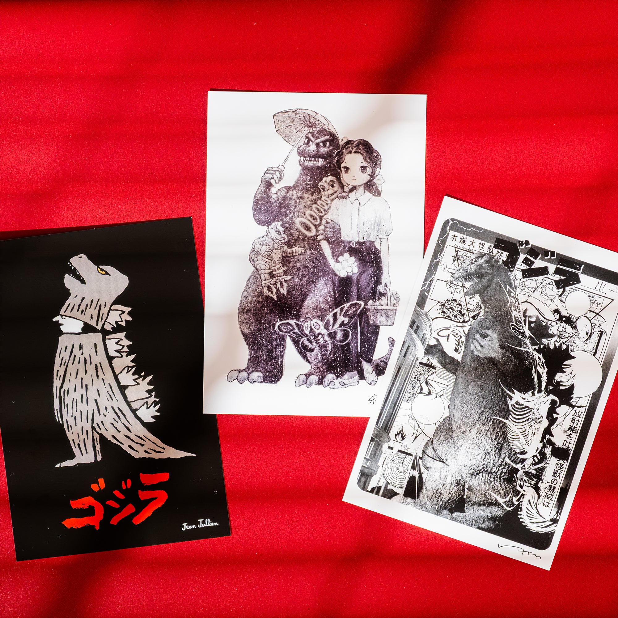 godzilla-home-games-stickymonger-art-postkarte-papier image 4