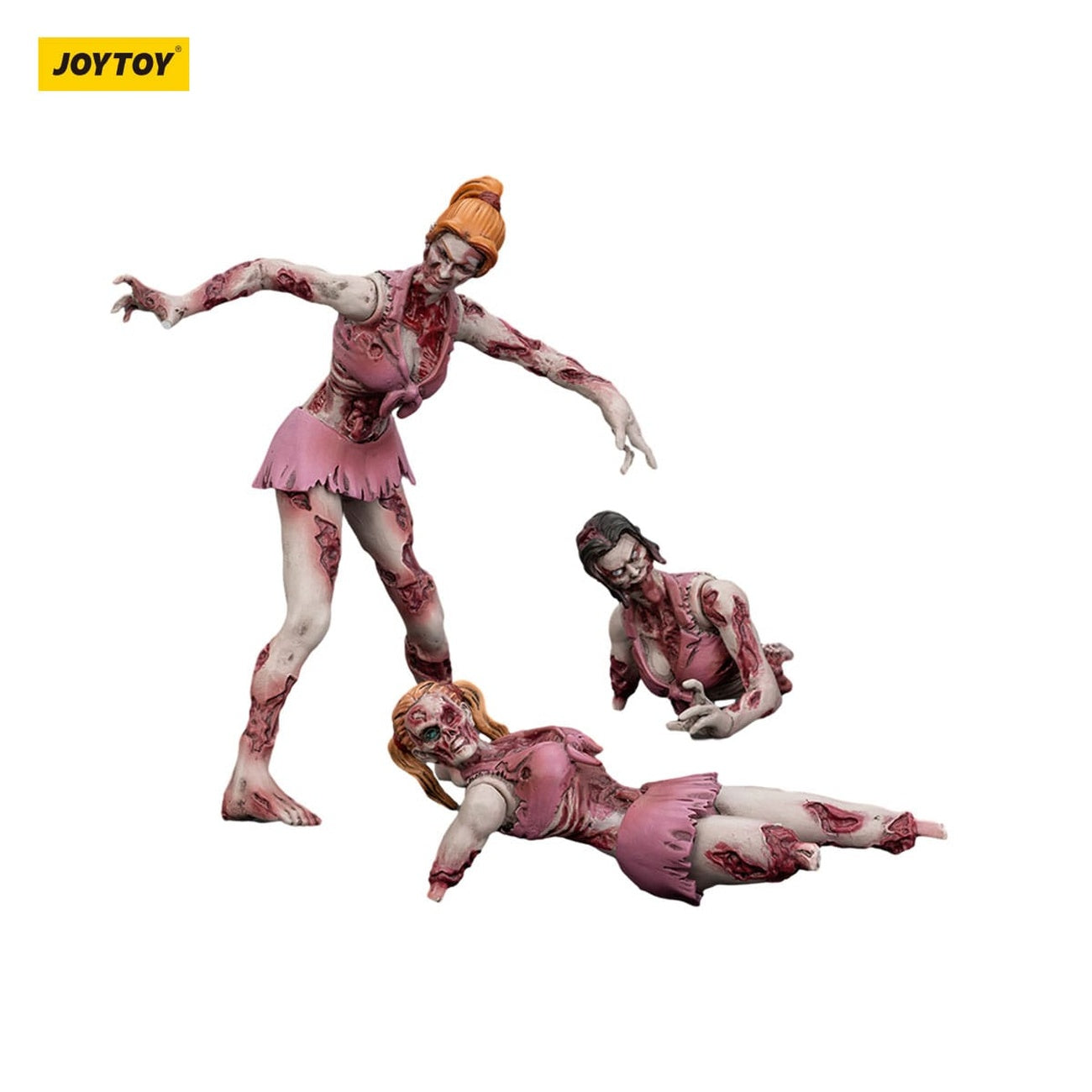 zombie-dark-source-cheer-leaders-actionfiguren-3er-8cm image 1