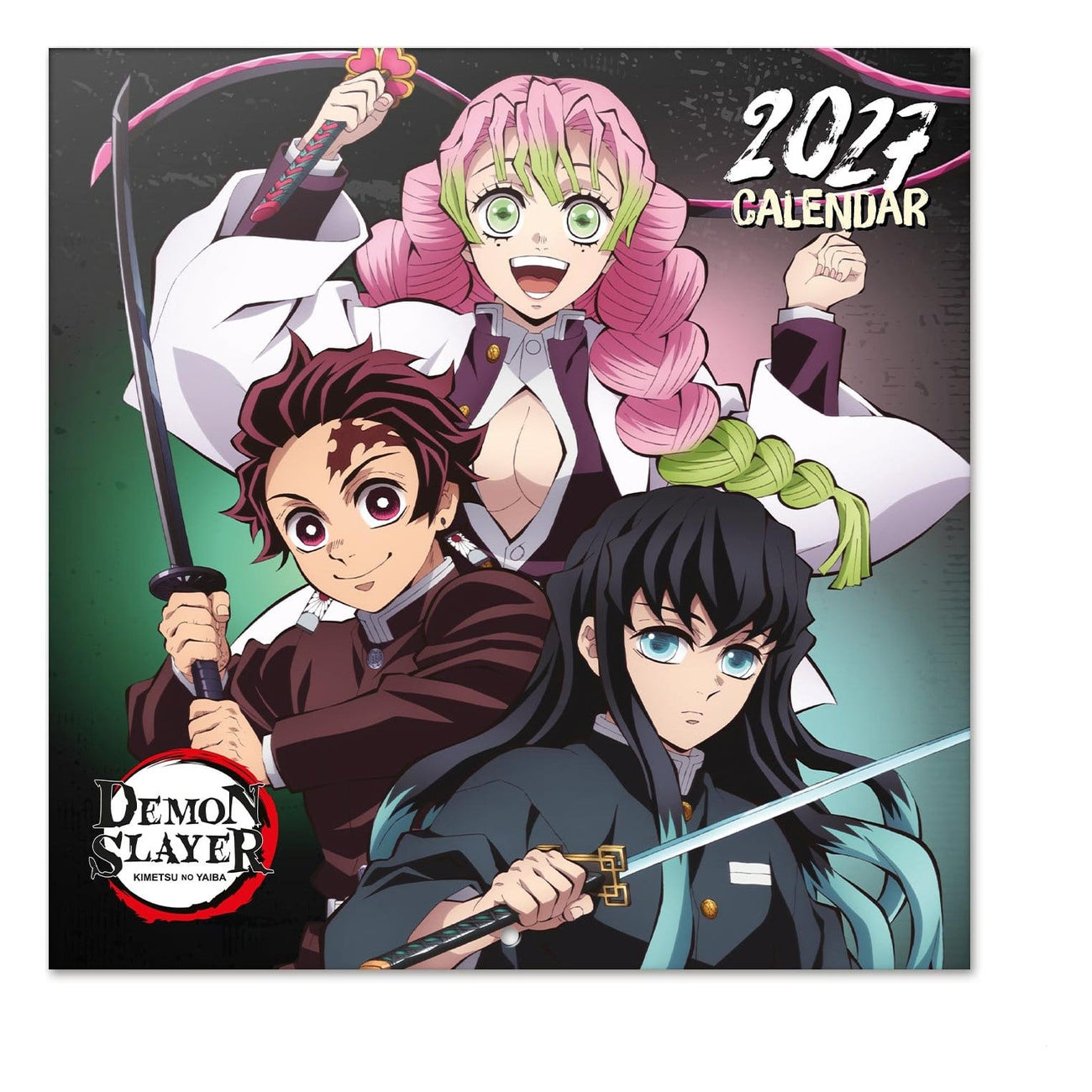 elbenwald-demon-slayer-wandkalender-2027-30x30cm-mit-poster image 1