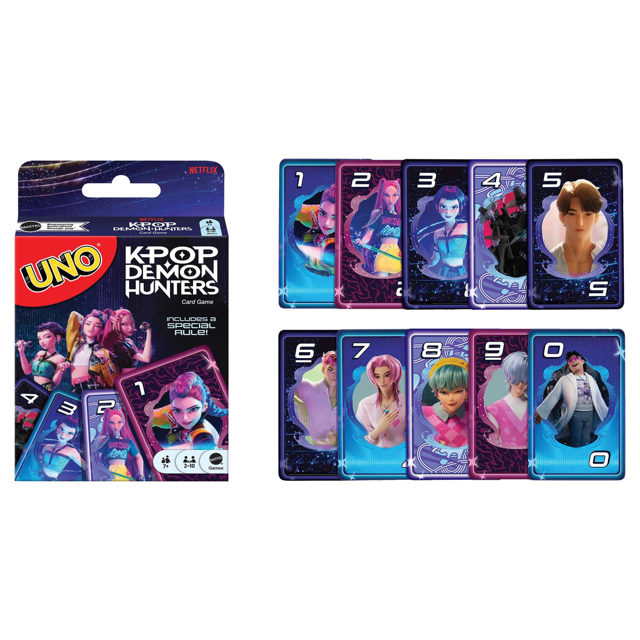 kpop-demon-hunters-uno-kartenspiel-goldener-honmoon image 2