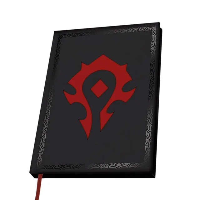 elbenwald-wow-horde-logo-notizbuch-a5-liniert image 1