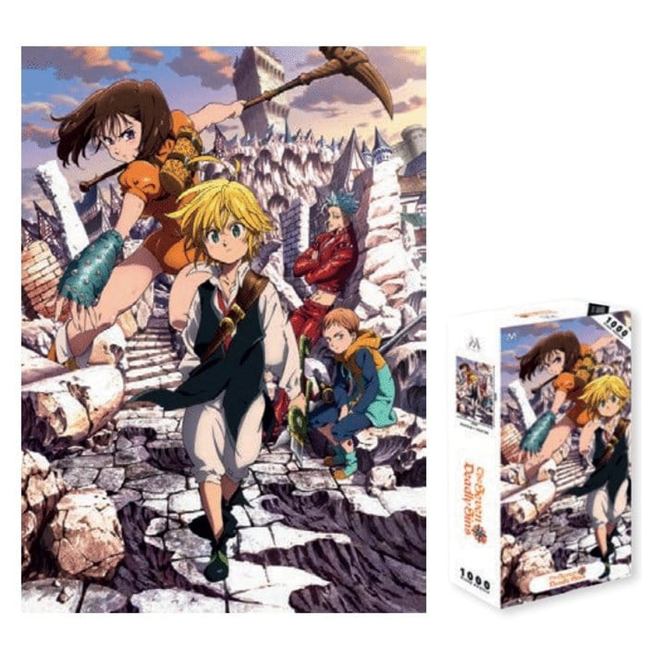seven-deadly-sins-puzzle-1000-teile-mit-poster-anime image 3