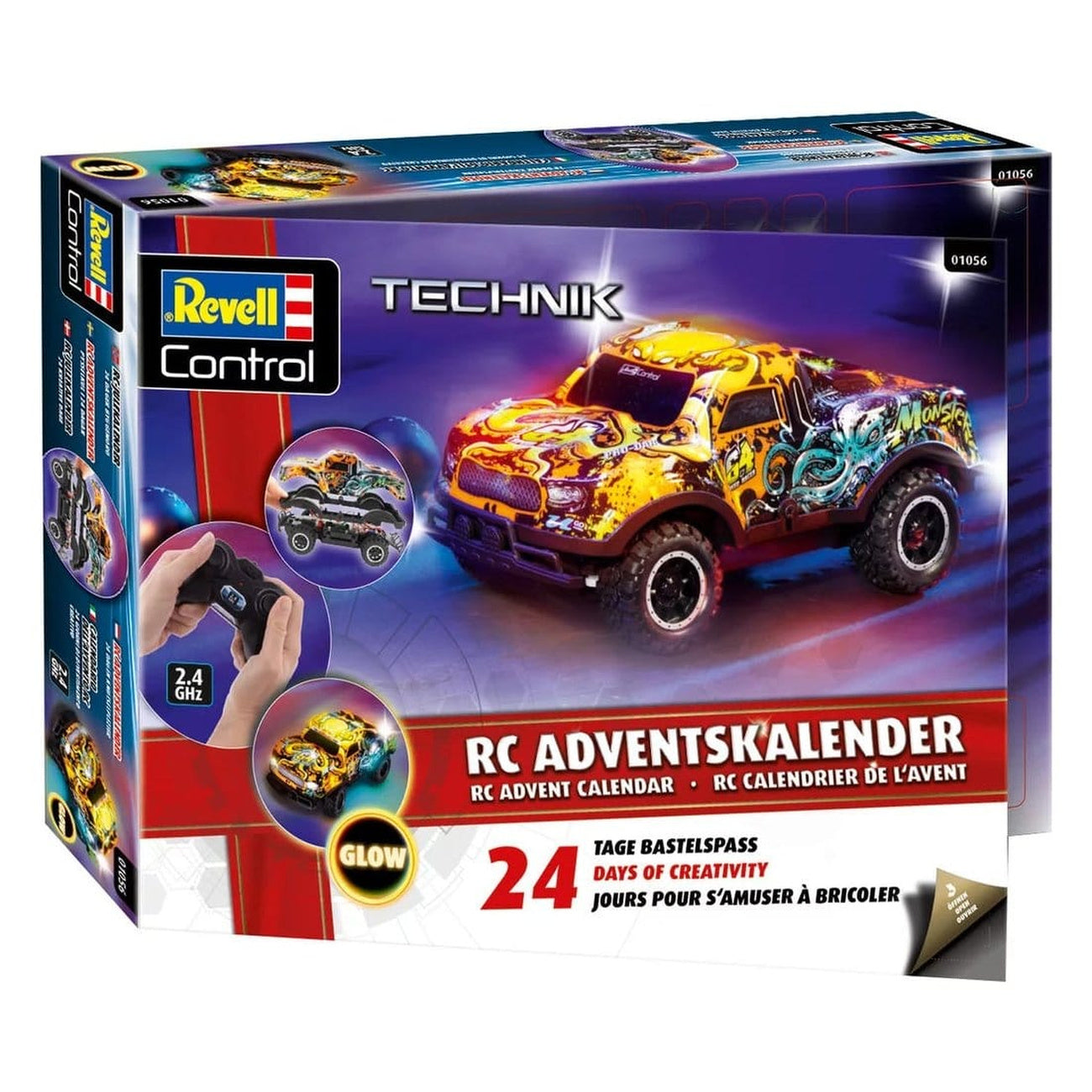 revell-control-adventskalender-rc-car-christmas-driver-28-cm image 3