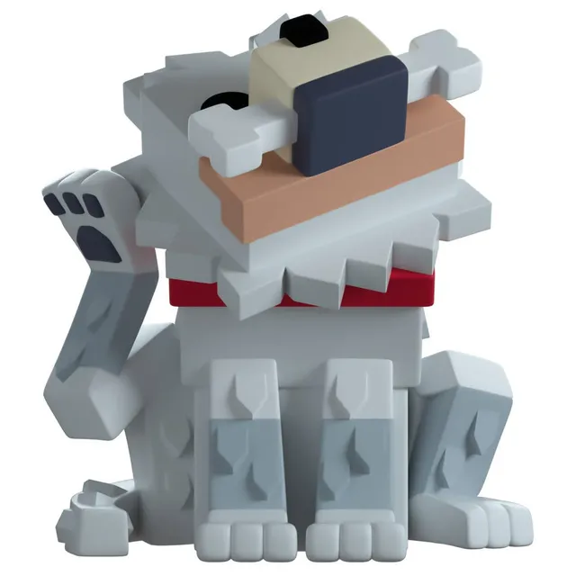minecraft-haunted-wolf-vinyl-figur-10-cm-sammelfigur image 1