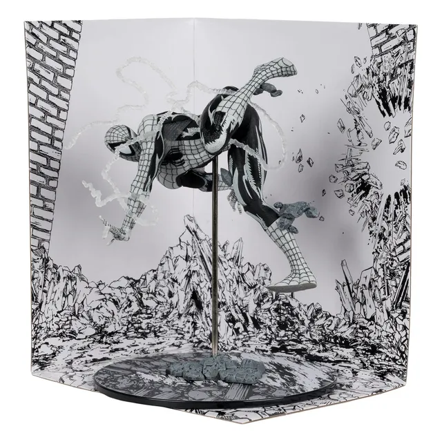 marvel-spider-man-line-art-pvc-statue-1-10-mcfarlane image 1