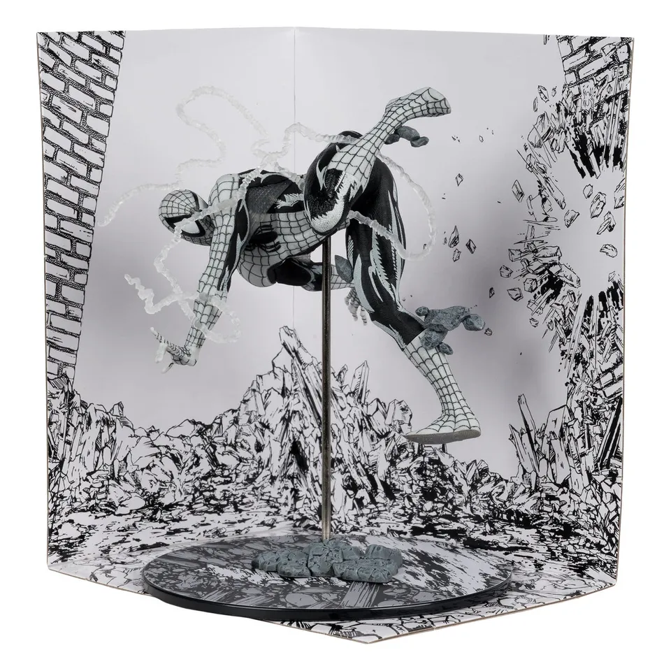 marvel-spider-man-line-art-pvc-statue-1-10-mcfarlane image 1